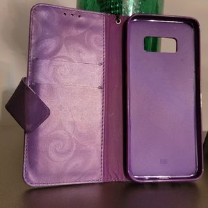 Samsung S8 flip wallet case